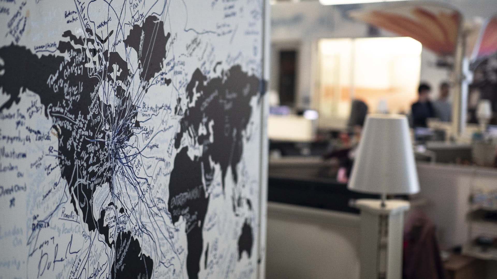 DE employee map